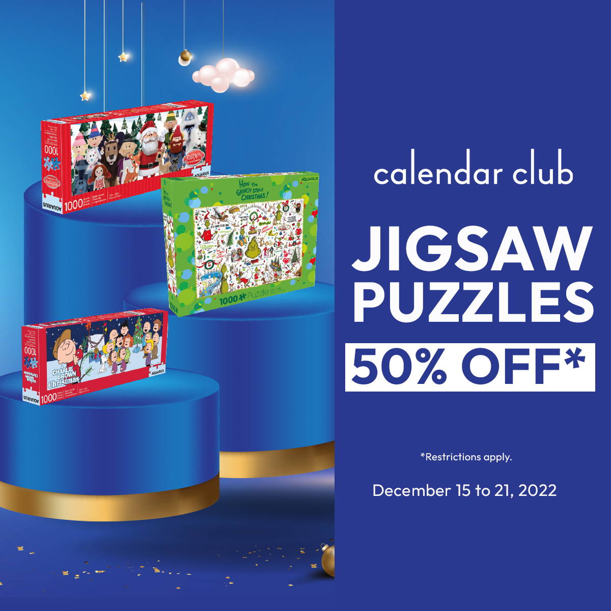 Calendar Club – Jigsaw Puzzles 50% off icon