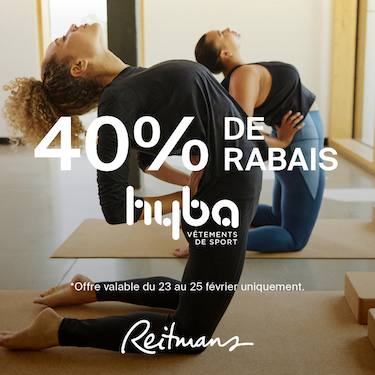 Profitez-en ! Jusqu’à 40 % de rabais sur les vêtements de sport HYBA ! icon