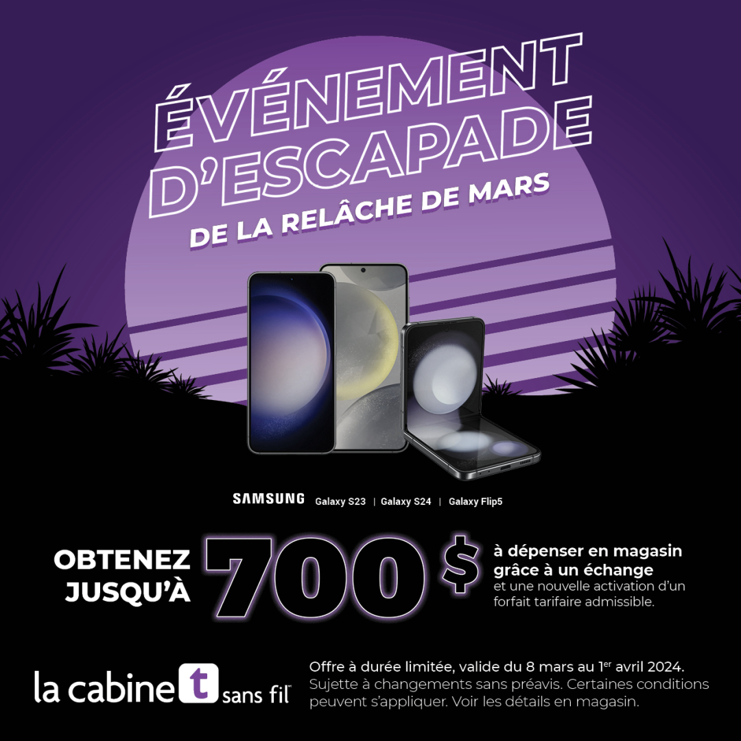 Obtenez jusqu’à 700 $ à dépenser en magasin grâce à un échange* icon