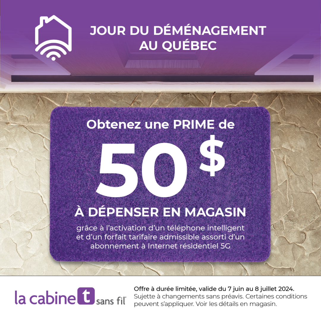 la cabine t – JOUR DU DÉMÉNAGEMENT AU QUÉBEC icon