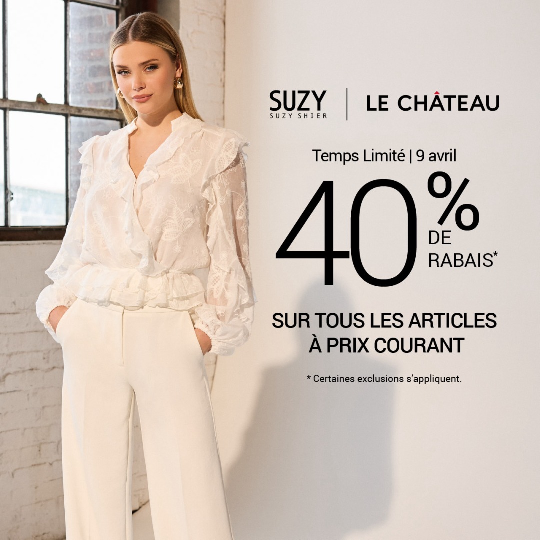 Pièces intemporelles à 40 % de rabais icon